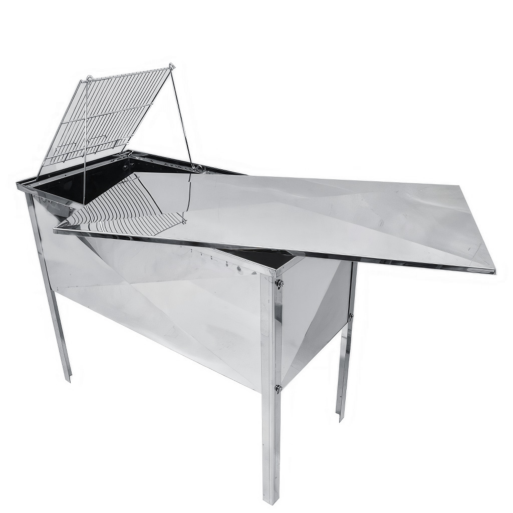 Table à désoperculer Mellarius avec couvercle - 100 cm