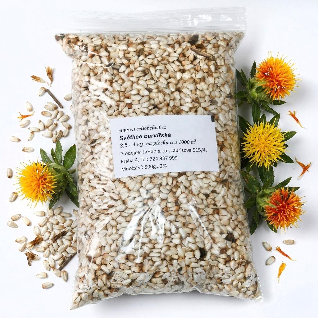 Carthame des teinturiers (graines / pâturage apicole) - 0,5 kg