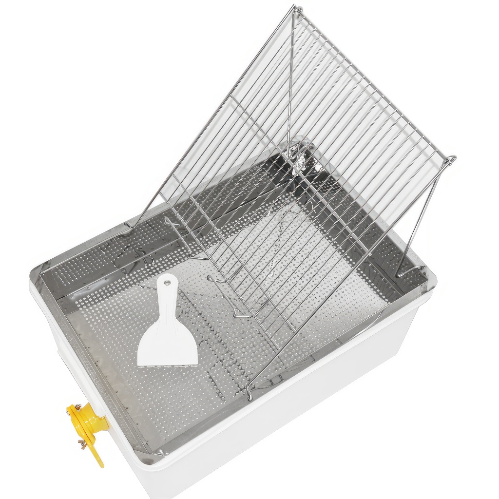 Plateau à désoperculer type E - inox - Mellarius