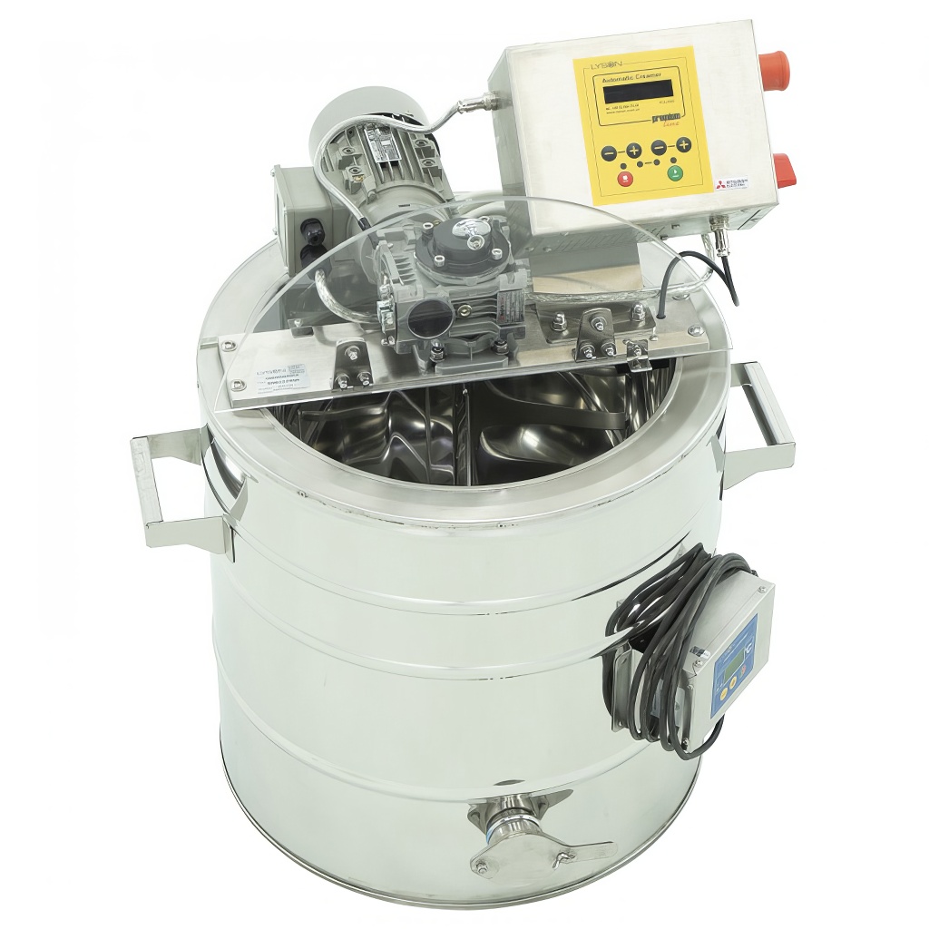 Appareil pour le crémage avec chauffage Lysoň PREMIUM 230V capacité 50-200 l - automatique