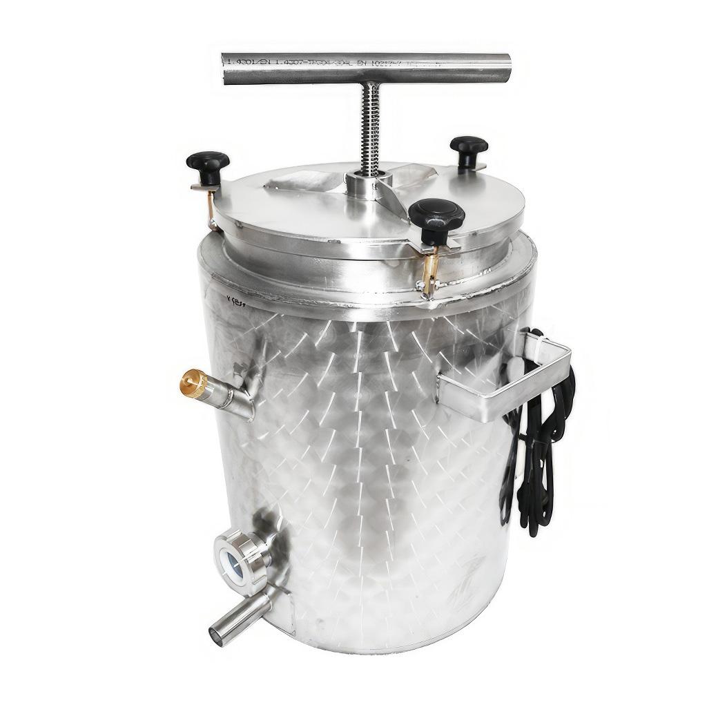 Fondoir à cire avec presse 35l - électrique 230 V