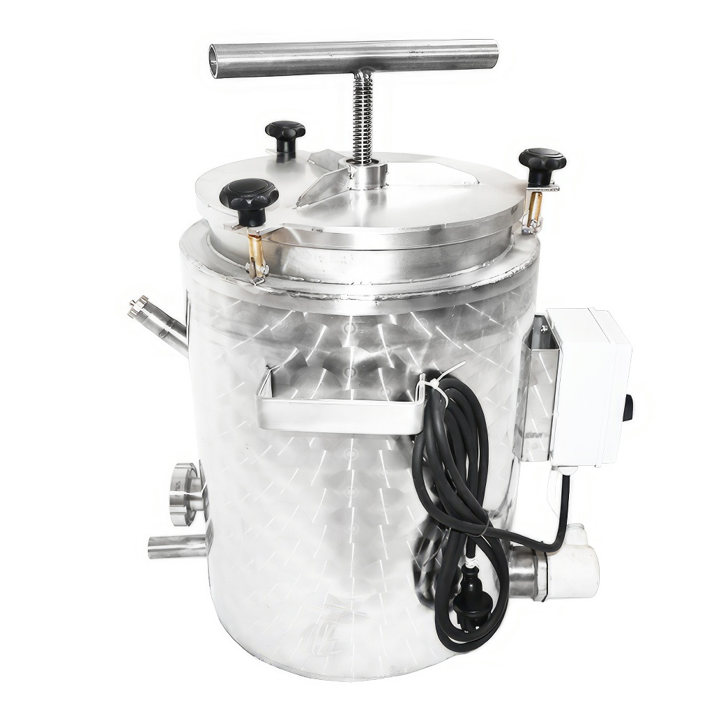Fondoir à cire avec presse 35l - électrique 230 V