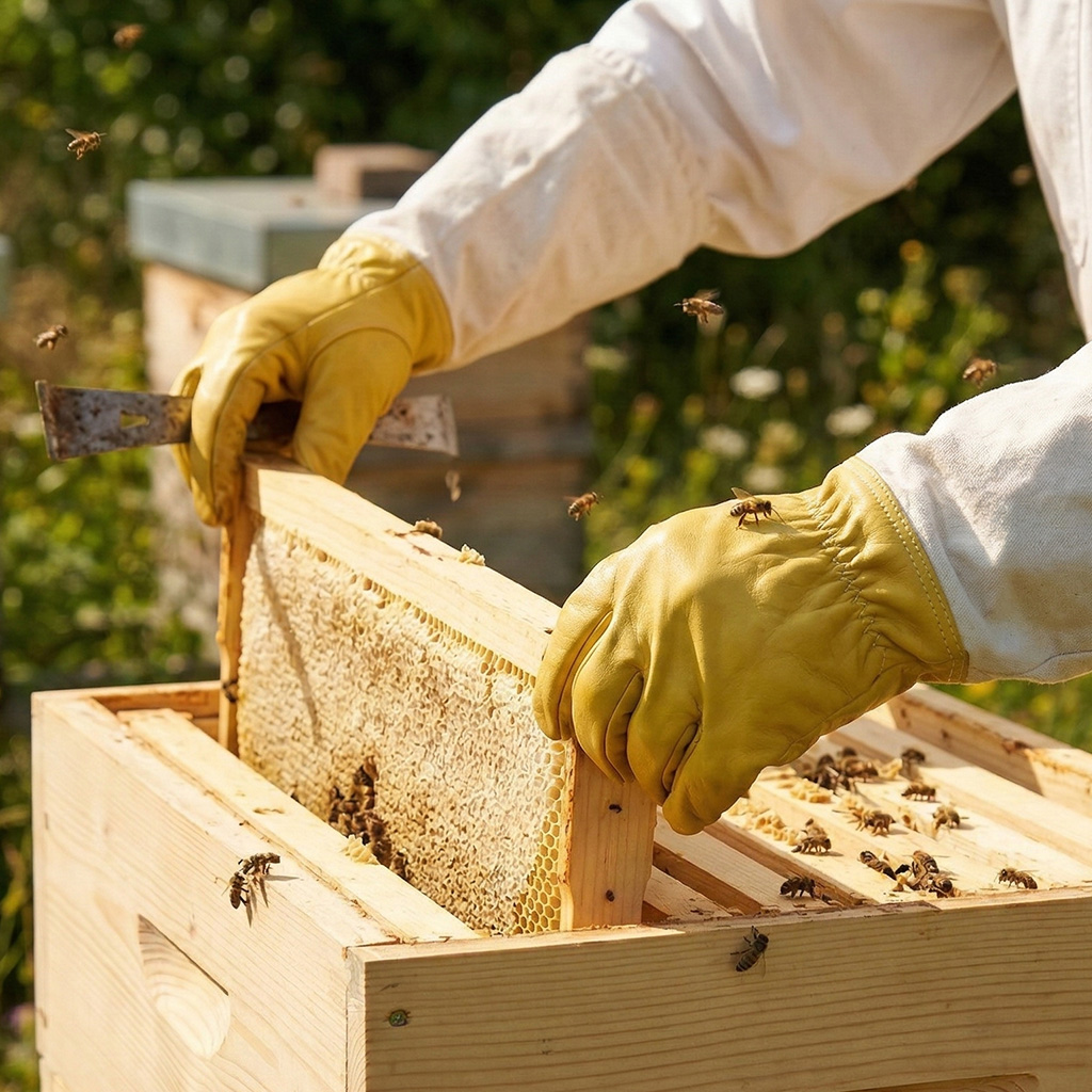 Gants d'apiculture - imprégnés - taille : S-XXL