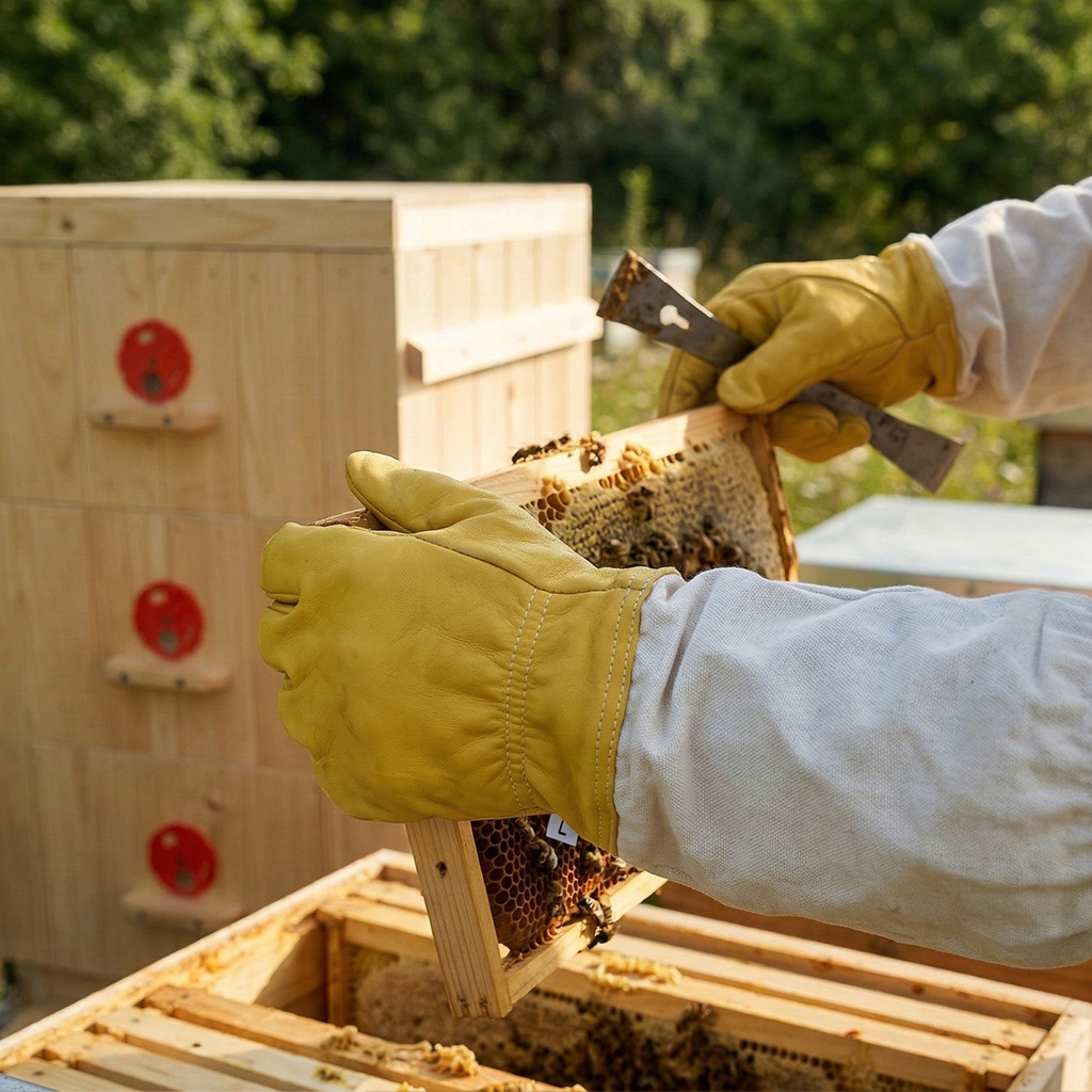 Gants d'apiculture - imprégnés - taille : S-XXL