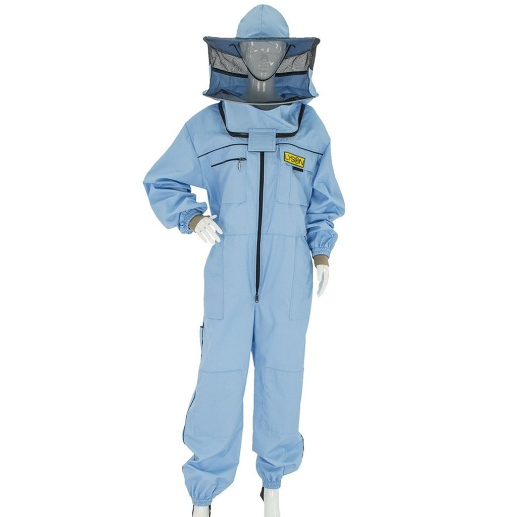 Combinaison d'apiculture avec chapeau - bleue - Lysoň, taille : S-XXXL