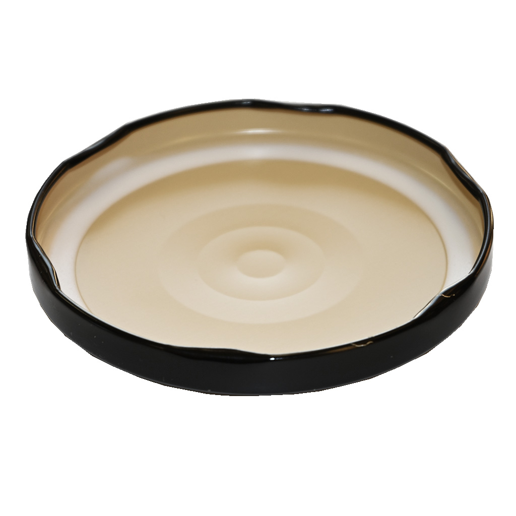 Couvercle de conservation pour pot TO 82 - RBS - noir - 700 pcs - carton complet