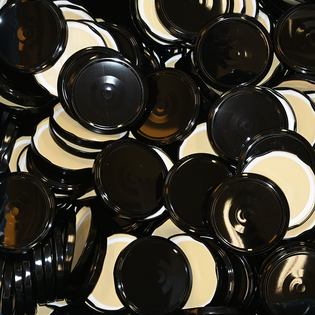 Couvercle de conservation pour pot TO 82 - RBS - noir - 700 pcs - carton complet
