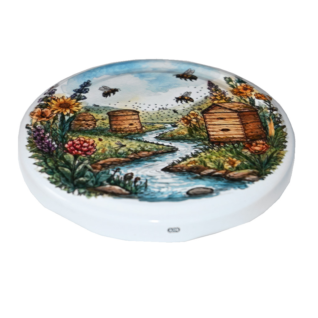 Couvercle pour pot TO 82 - Ruches au bord du ruisseau 700 pcs - carton complet - HOJ2