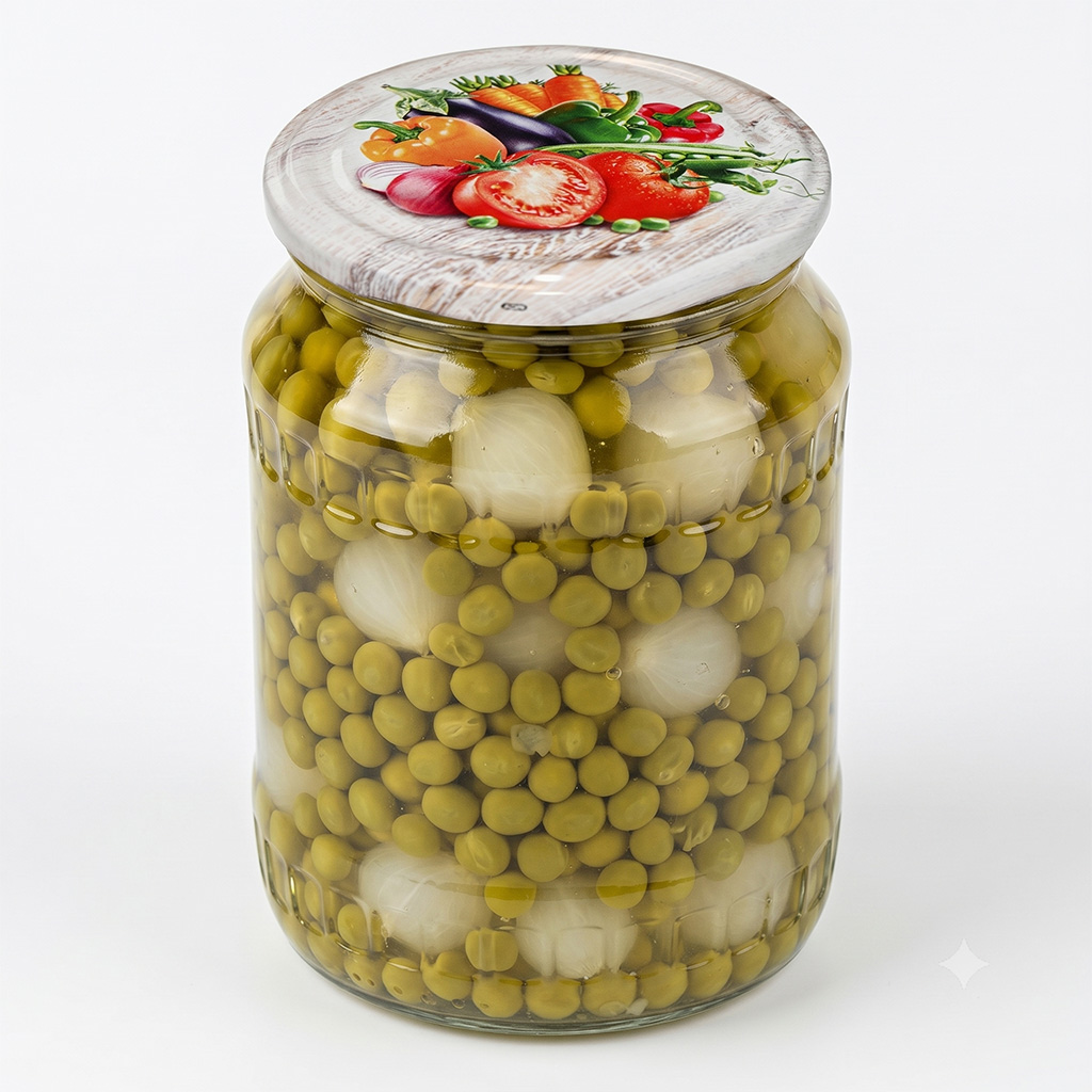 Couvercle de conservation pour bocal TO 82 - RTS - Légumes 6 - 700 pcs - carton complet