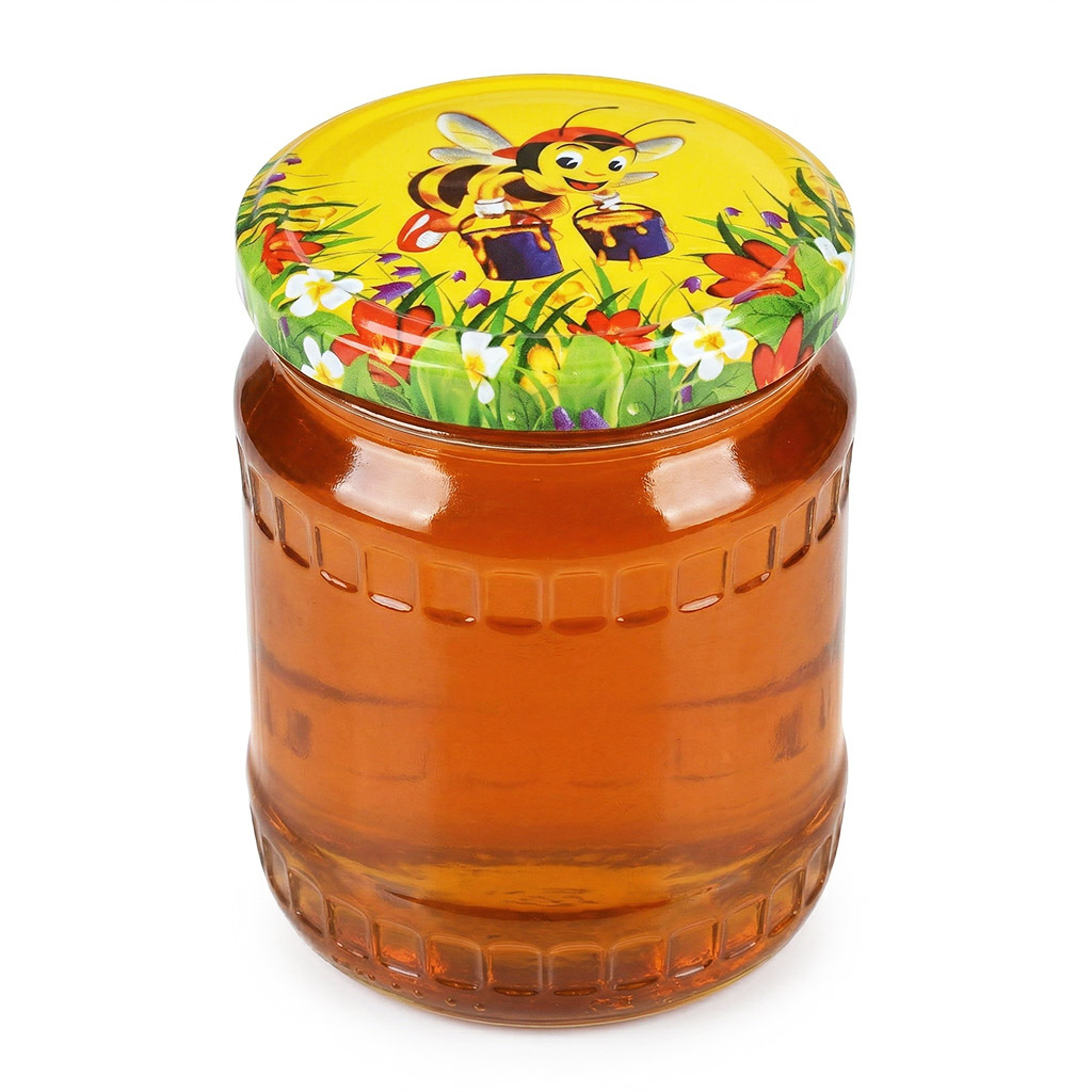 Couvercle pour pot TO 82 - abeille peinte - HO1