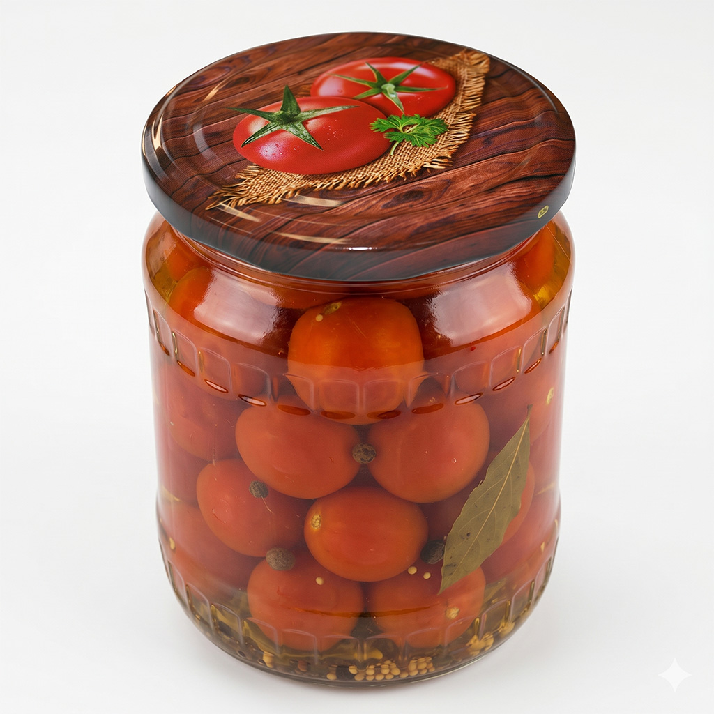 Couvercle de conservation pour pot TO 82 - RTS - Tomates - 700 pcs - carton complet