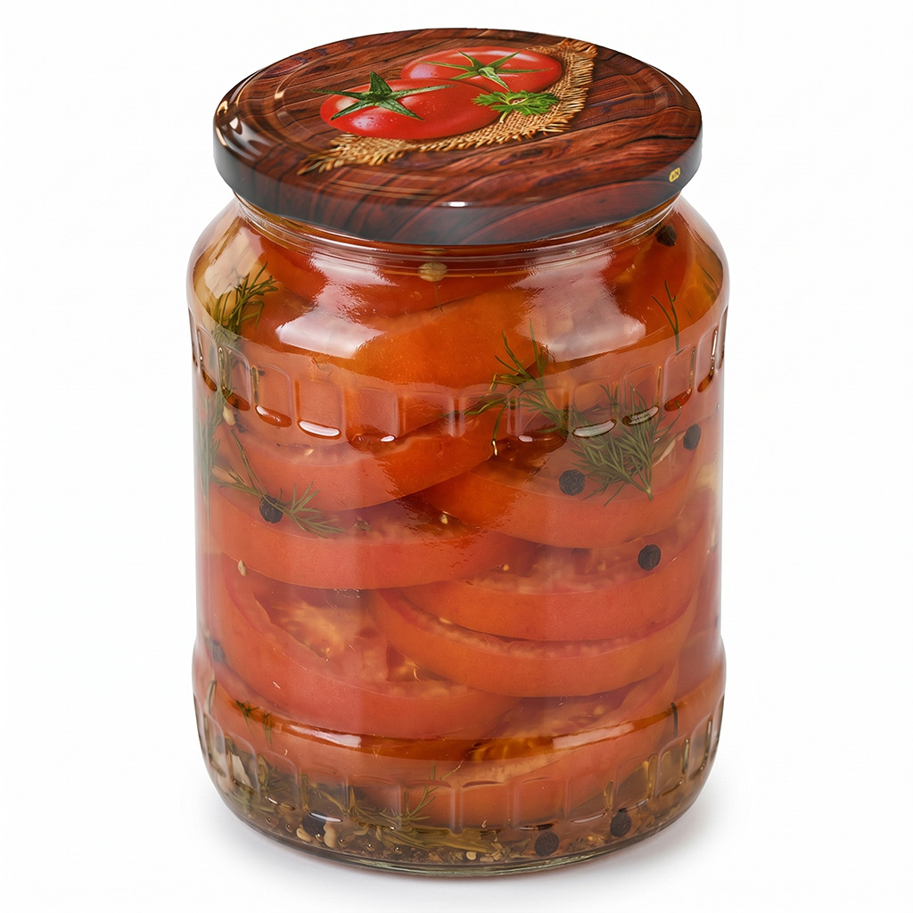 Couvercle de conservation pour pot TO 82 - RTS - Tomates - 700 pcs - carton complet