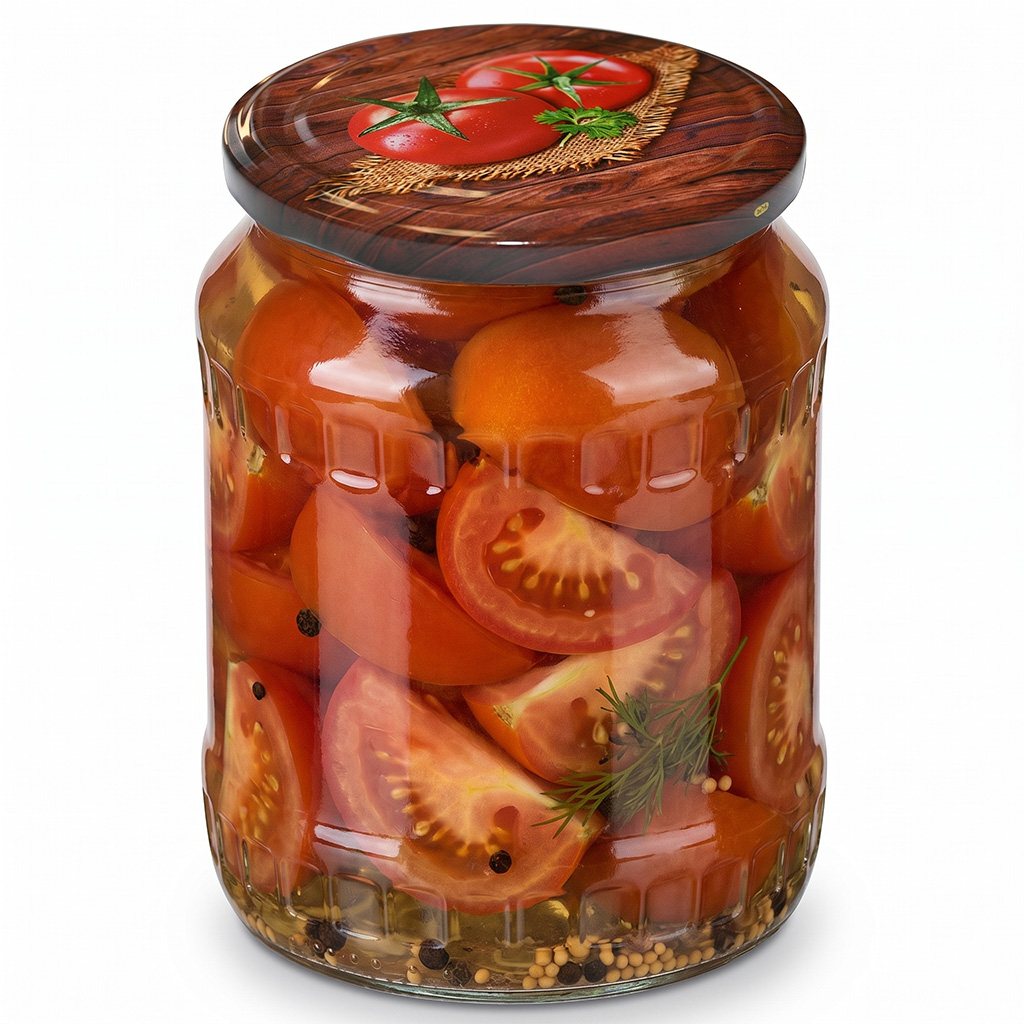 Couvercle de conservation pour pot TO 82 - RTS - Tomates - 700 pcs - carton complet
