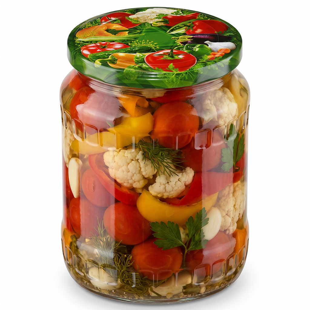 Couvercle de conservation pour pot TO 82 - RTS - Légumes 2 - 700 pcs - carton complet