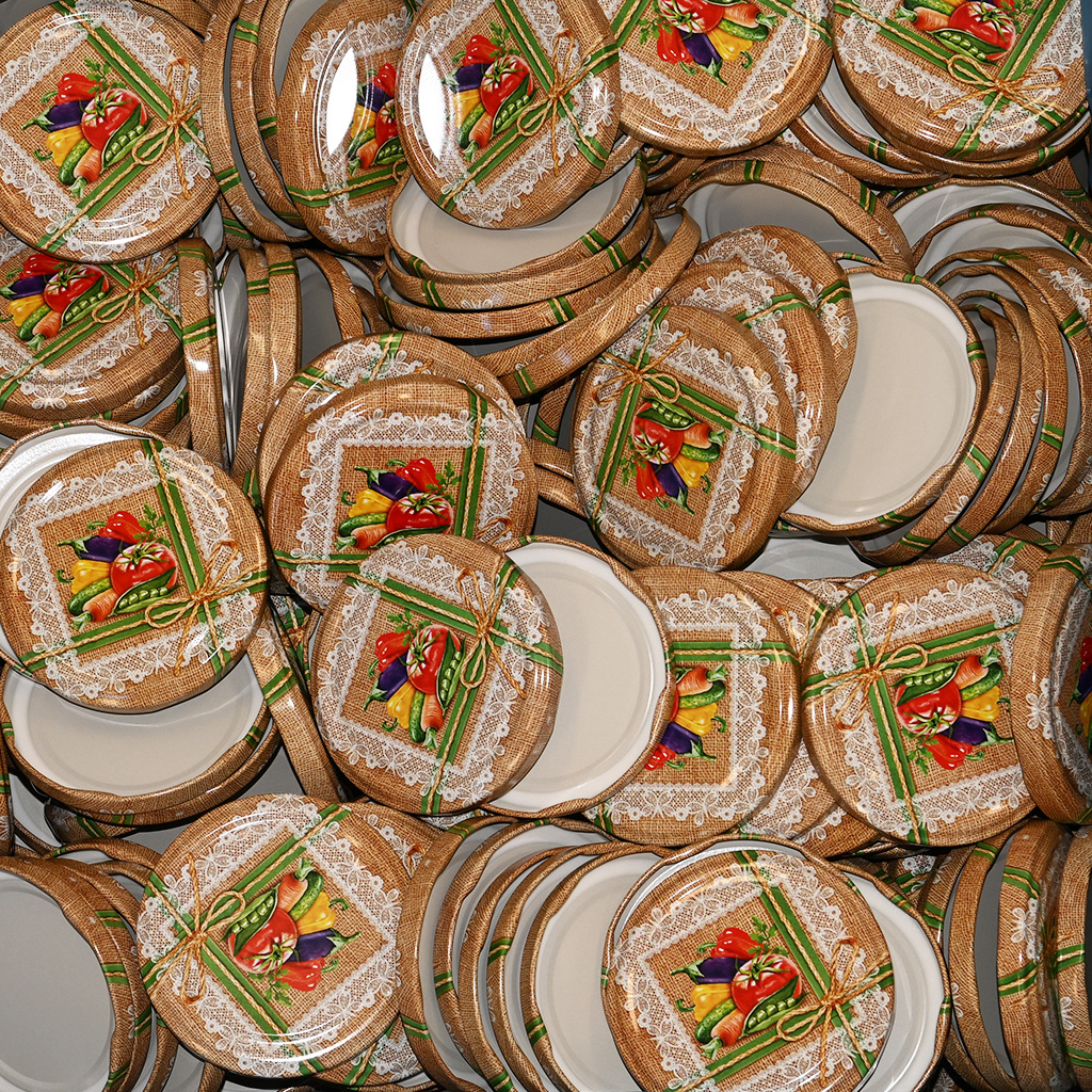 Couvercle de conservation pour pot TO 82 - RTS - Légumes 4 - 700 pcs - carton complet