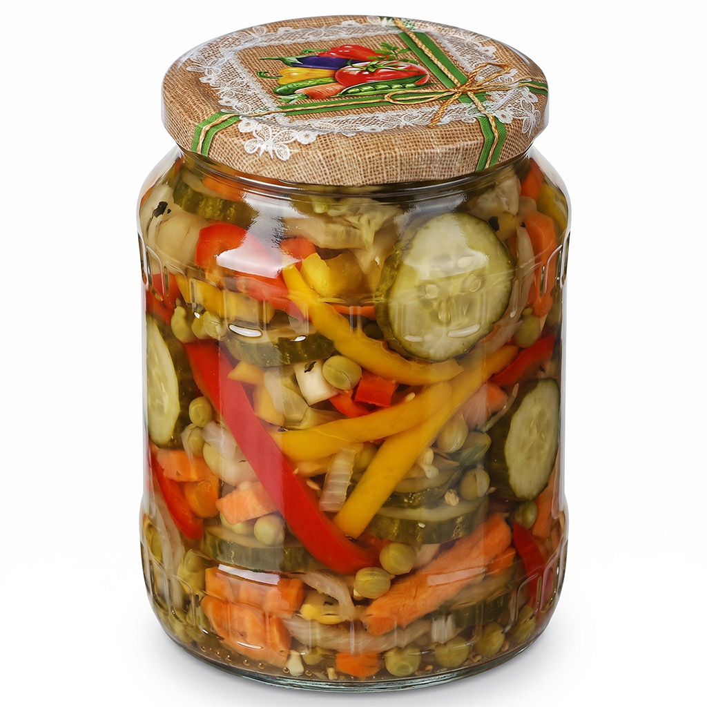 Couvercle de conservation pour pot TO 82 - RTS - Légumes 4 - 700 pcs - carton complet