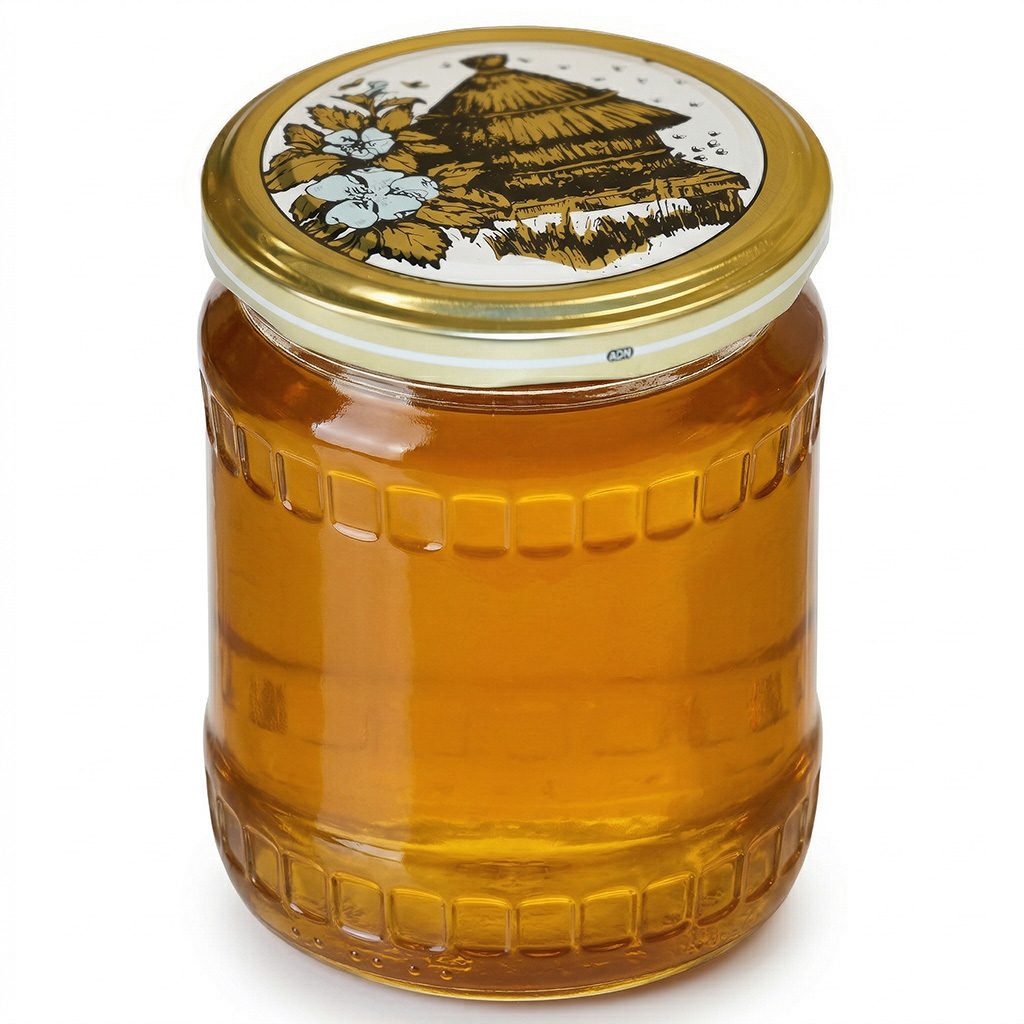 Couvercle pour bocal TO 82 - ruche avec abeilles